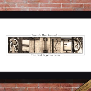 Retirement Gift for all the team to sign, employees, boss, co-workers