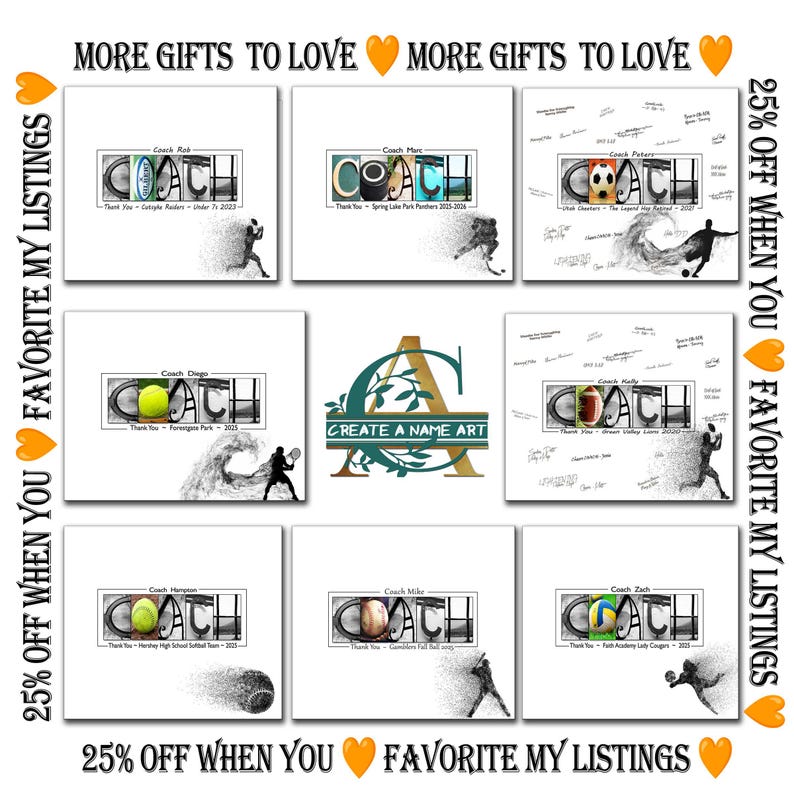 Coach Gifts for rugby tennis baseball hockey volleyball softball soccer basketball