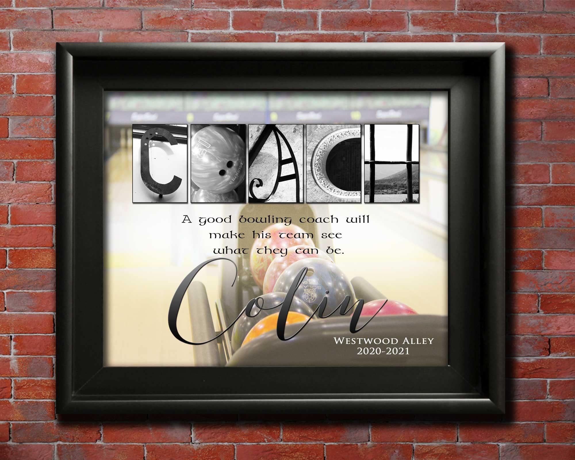 Bowling Coach Gift Bowling Gifts for Coaches Bowling Coach Etsy