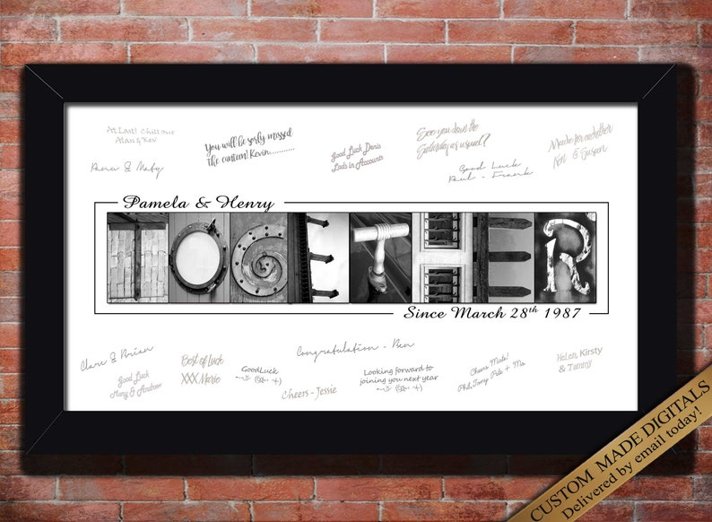 Together since anniversary gift for parents guest book printable