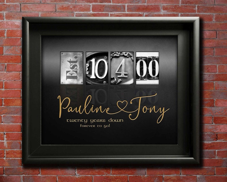 25th Anniversary Gift Ideas 25 Year Wedding Anniversary | Etsy