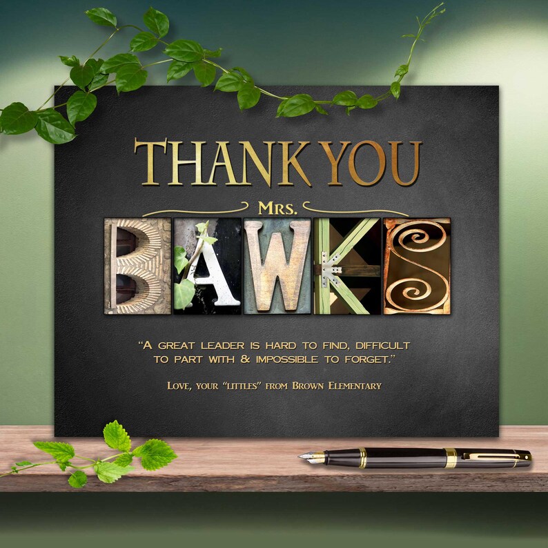Gift for Teacher  Boss's Day