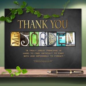 Gift for Principal Teacher end of year