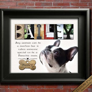 dog memorial gift with meaningful quote and pet portrait photo
