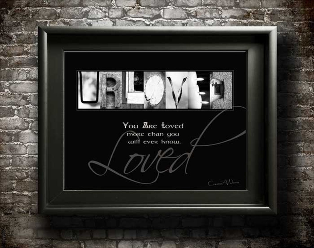 You Are Loved DIGITAL Inspiring Quotes Mom Dad Brother - Etsy