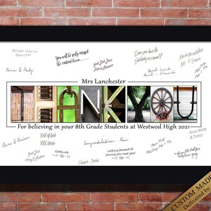 Thank you teacher gift high school, middle school, kindergarten