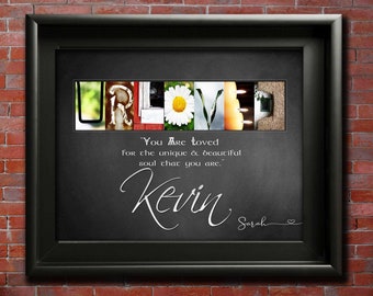 You Are Loved Gift for Husband & Wife Anniversary Gift Mom Dad Brother Sister Son Daughter Personalized love Quote Gift Custom Printable