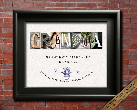 Gifts for Grandma for Christmas, Personalized New Grandma Gift, Best Grandma  Ever, Great Grandma Gift for Granny, Abuela Gift CUSTOM DIGITAL 