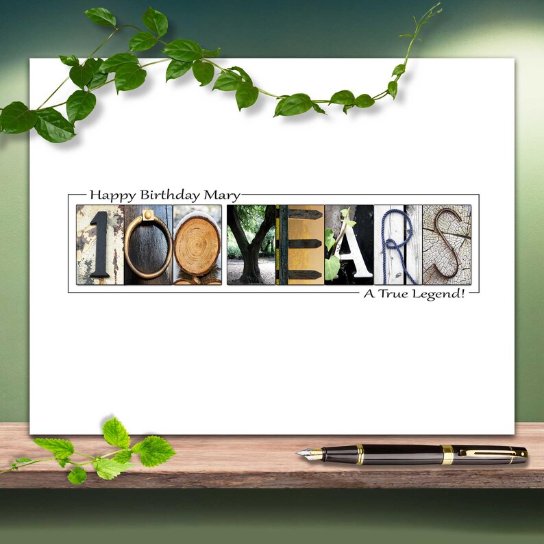 100th birthday gift for dad mom uncle aunt