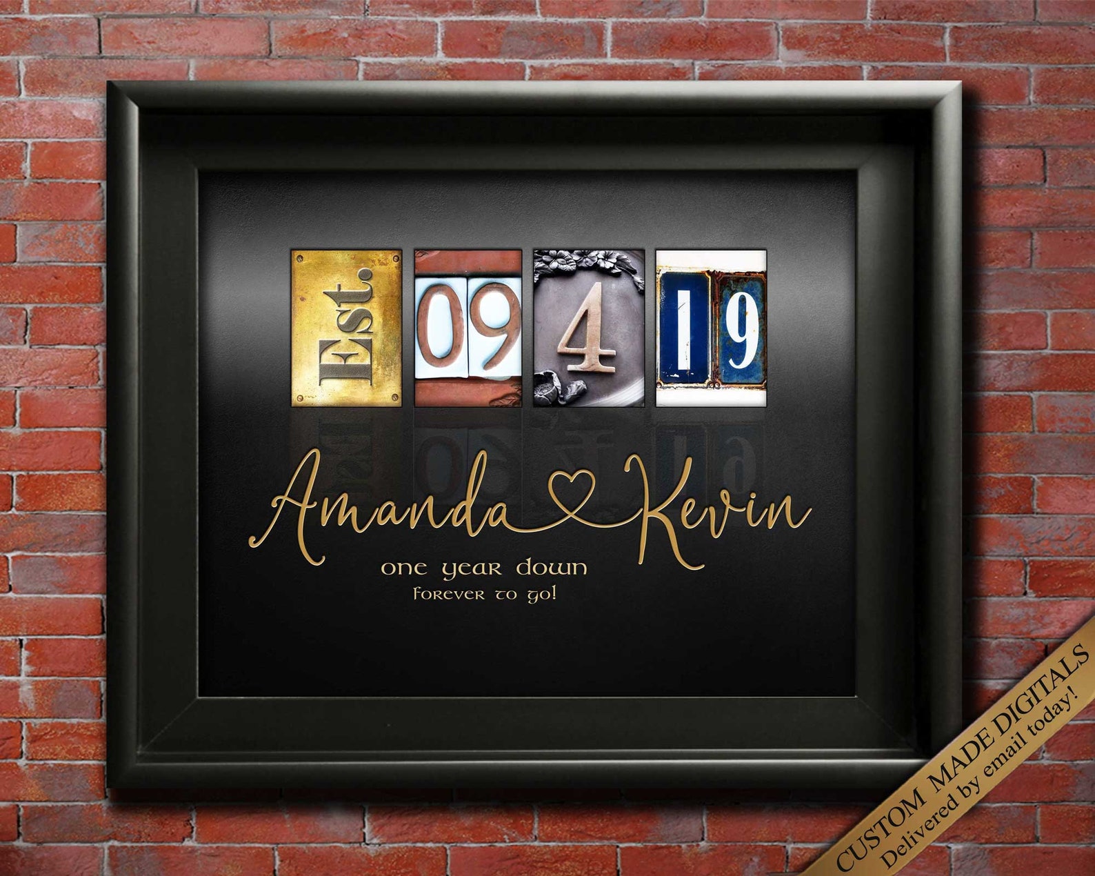 1st Anniversary Gift Ideas First Wedding Anniversary Gifts Etsy