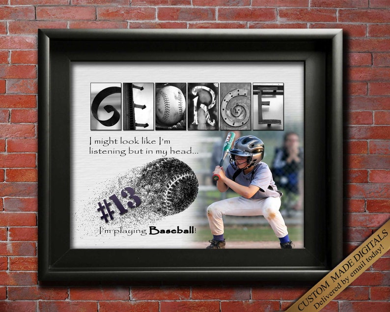 Baseball Player Gift Ideas Baseball Award Youth Baseball