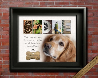 Gift for Dog Loss In memory Sympathy Gifts, Loss of a Pet Personalized Photo Print