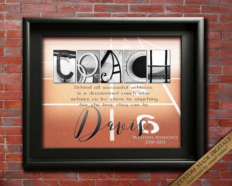 Quote Gift for Athletics coach track and field