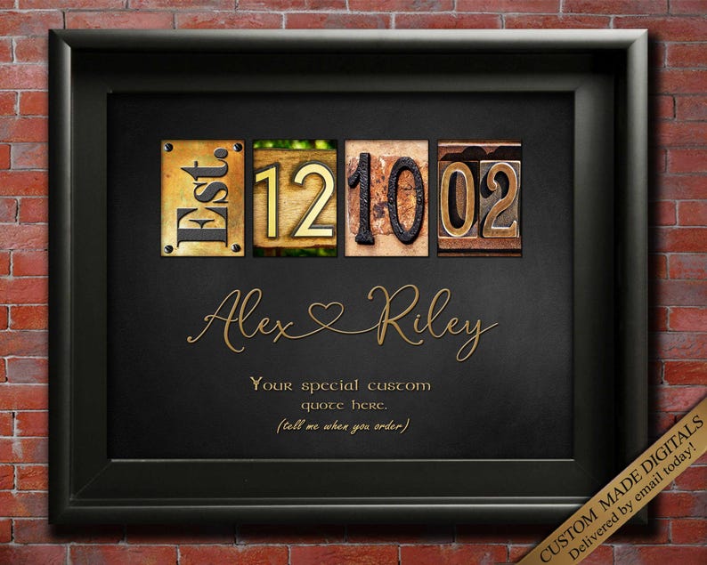 Anniversary Gift for husband and wife couple