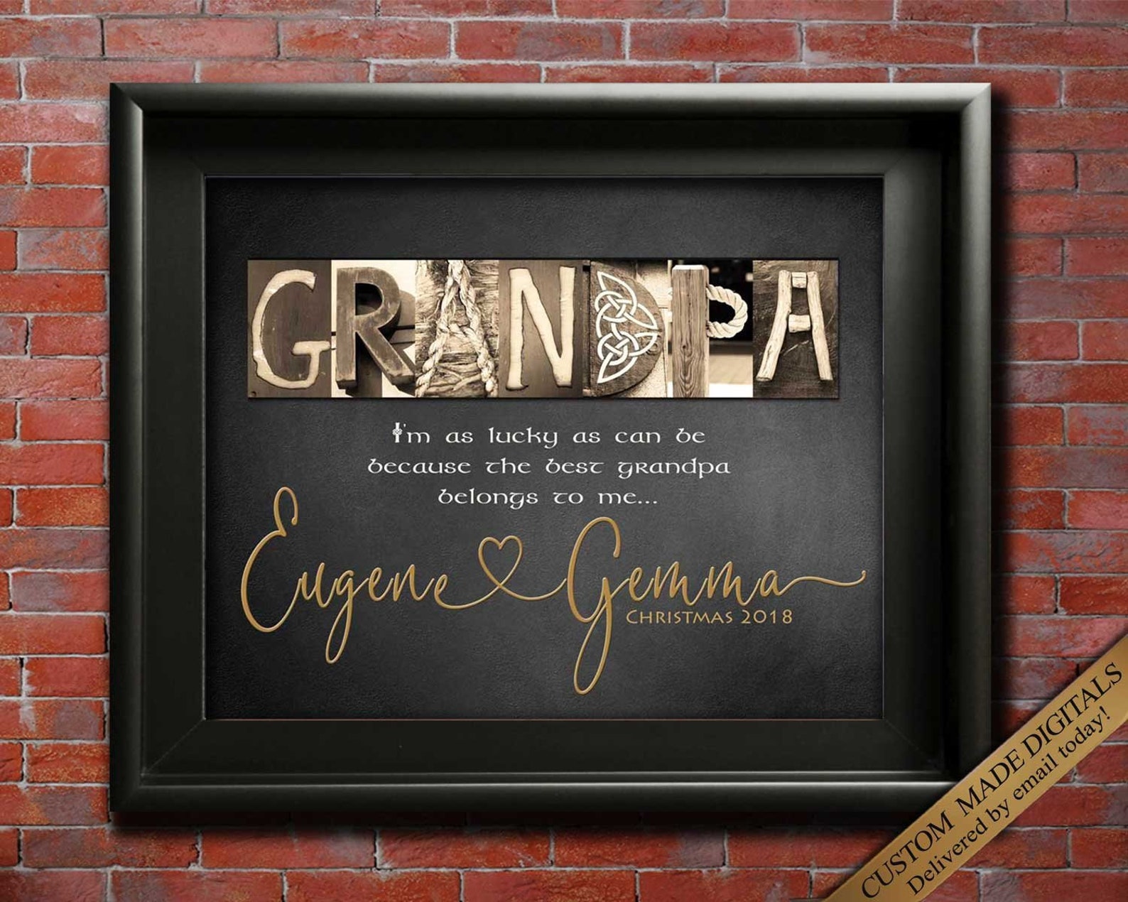 Grandfather Gift Grandpa Gift for Grandpa Great Grandparents Etsy