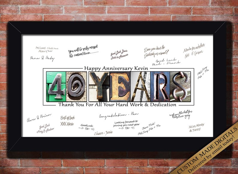 Best Worker Service Award Staff Appreciation Gift for dedicated years for service to the company 25 Years 30 Years 40 Years 50 Years