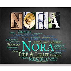 Name Gift Him Her Nora Nova Nathan Noah Natalie Naomi Nevaeh Nicholas Nathaniel Nash & many more. DIGITAL Printable over 3,000 Names to Gift