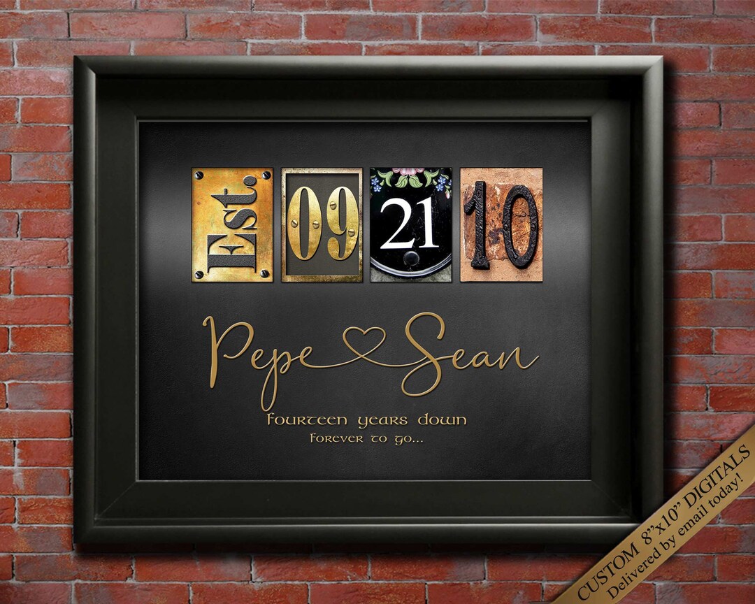 Acrylschild An Meine Frau - Romantisches Geschenk Für Ehemann Zum Jahrestag