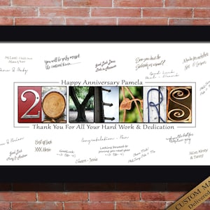 Worker Years for Service  Thank You Gifts Work Anniversary Gift, Employee Anniversary Gifts, 15 year 10 year 15 year 20 year 25 year 30 Year