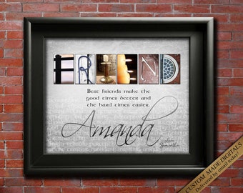 Friends Quote Gift | Friendship Support and Appreciation Thank You Gifts, Long Distance Relationships