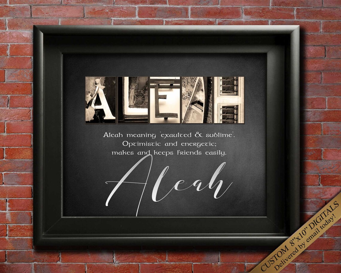 ANY Name Meaning Digital what Does My Name Mean Etsy