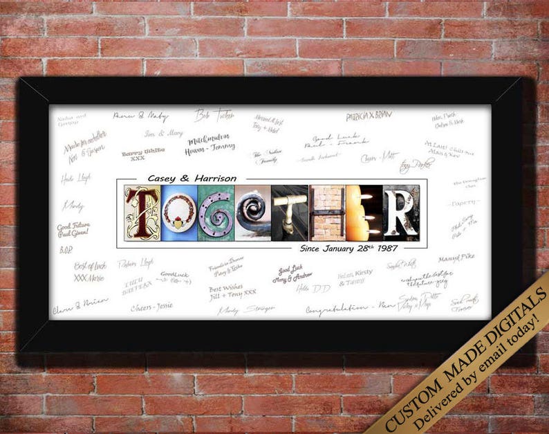 Together guest book printable