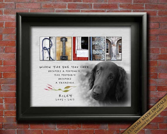 Gift for Dog Memorial gift idea Personalized dog memorial