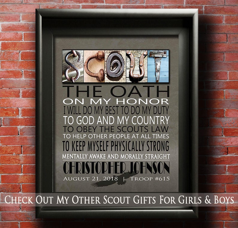 Scout Leader Gift Scout Master Gift Girl Scout Leader Gift Etsy