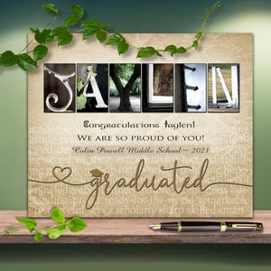 Unusual Etsy Graduation Date Gifts customized prints