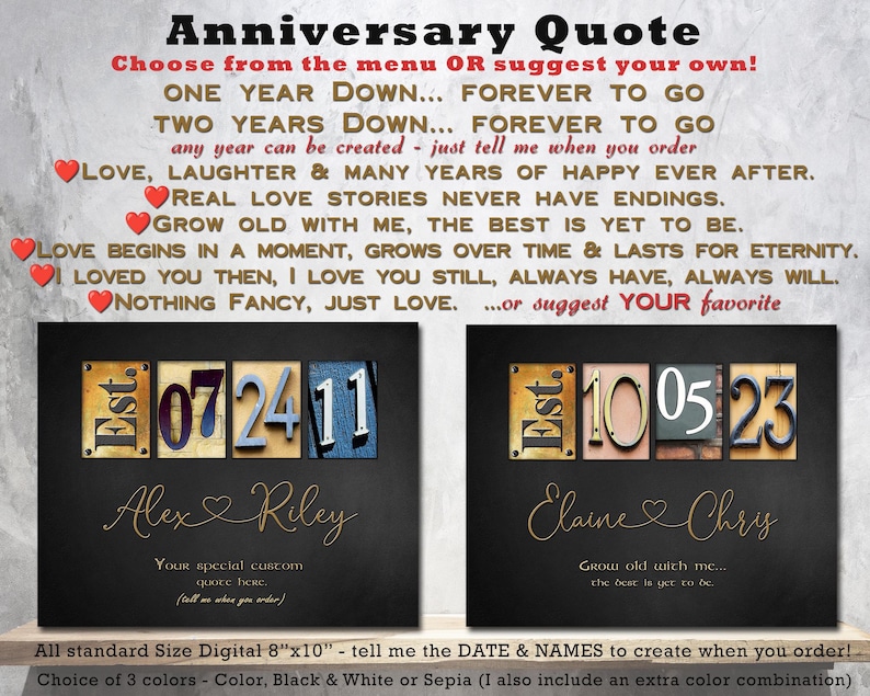 Top 10 Anniversary Gifts for him and her