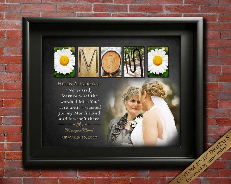Memorial Gift Mom Memorial Gift for Mum Loss of Mom Sympathy Etsy