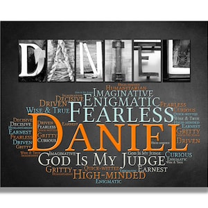 First Name Meaning Gift Him Daniel Damian David Dawson Declan Derek Devon Diego Dylan & many more DIGITAL Printable 1,500 Male Names to gift