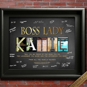 Wie ein Boss Tagesgeschenk Helluva Boss Lady Boss Man verlässt Büro Wandkunst, bestes Chef Geschenk für den Ruhestand Work Boss Geburtstag CUSTOM DIGITAL