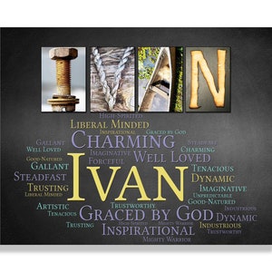 Name Meaning Gift Him Her Isla Ian Iris Isabel Ivan Isaac Isabella Ibrahim Male Female & many more DIGITAL Printable over 3000 Names to Gift