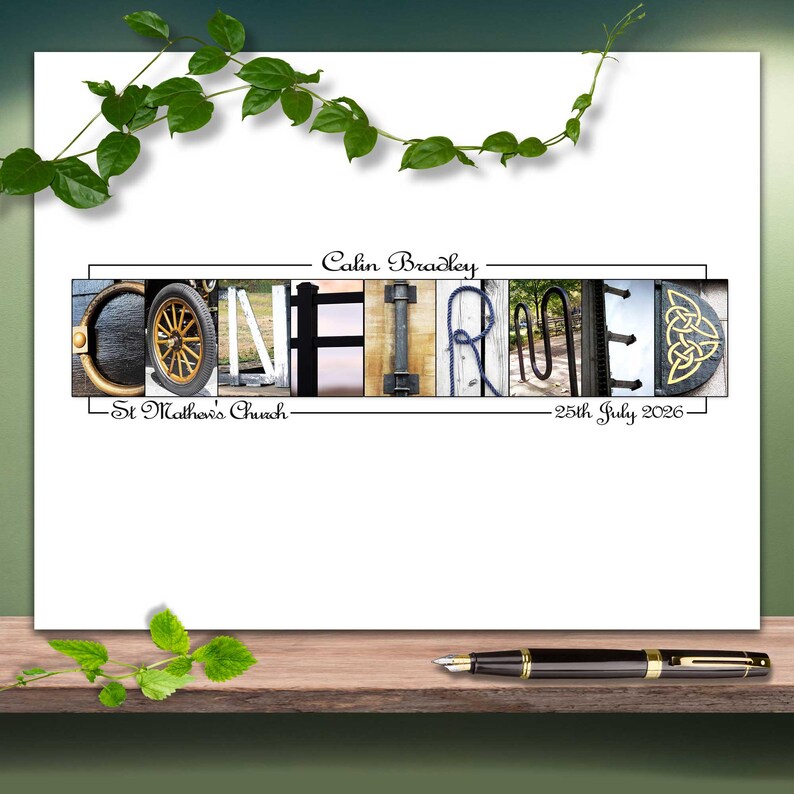 Gift For Boys Confirmation Party Guest Book