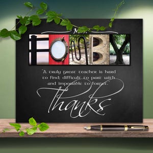 Thank you teacher gift high school, middle school, kindergarten