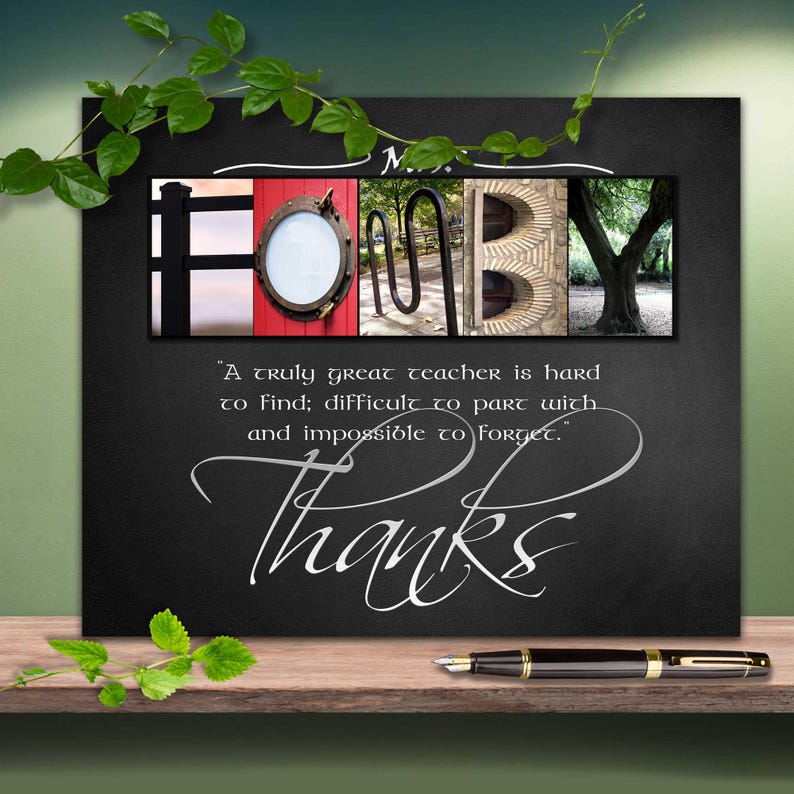 Thank you teacher gift high school, middle school, kindergarten