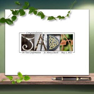 Guest Book Gifts for Confirmation boys and Girls Personalized Prints