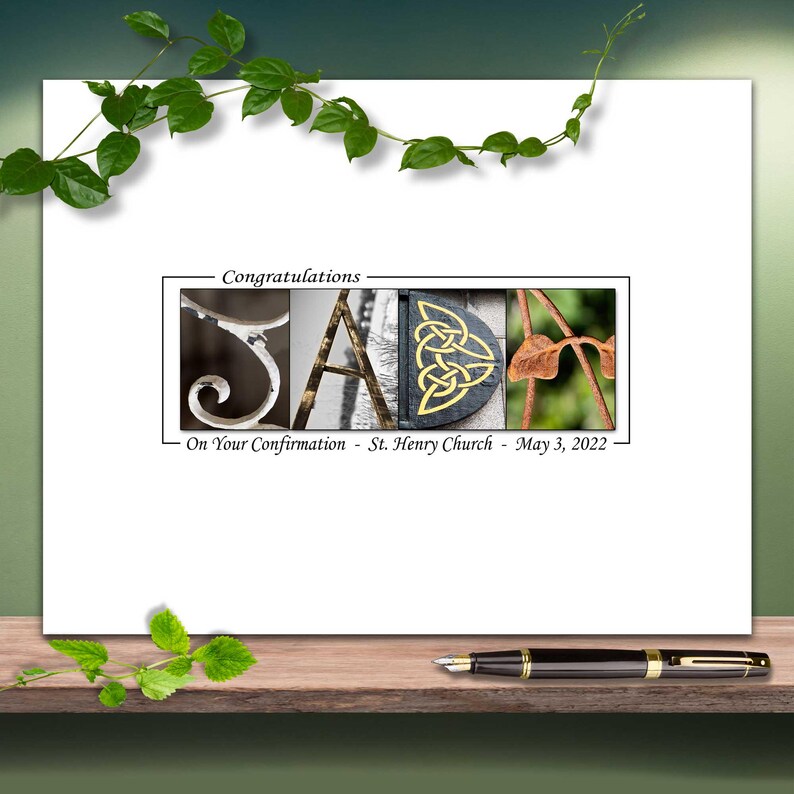 Guest Book Gifts for Confirmation boys and Girls Personalized Prints