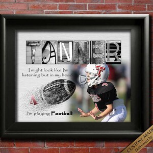 Gift for Football Player Award Printable