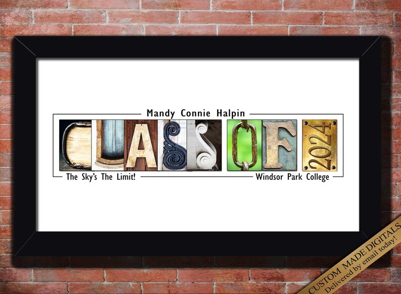 Personalized Graduation Guestbook Gifts Mom Dad Grandma grandpa uncle aunty