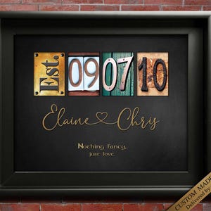 ten year wedding anniversary gift for couple