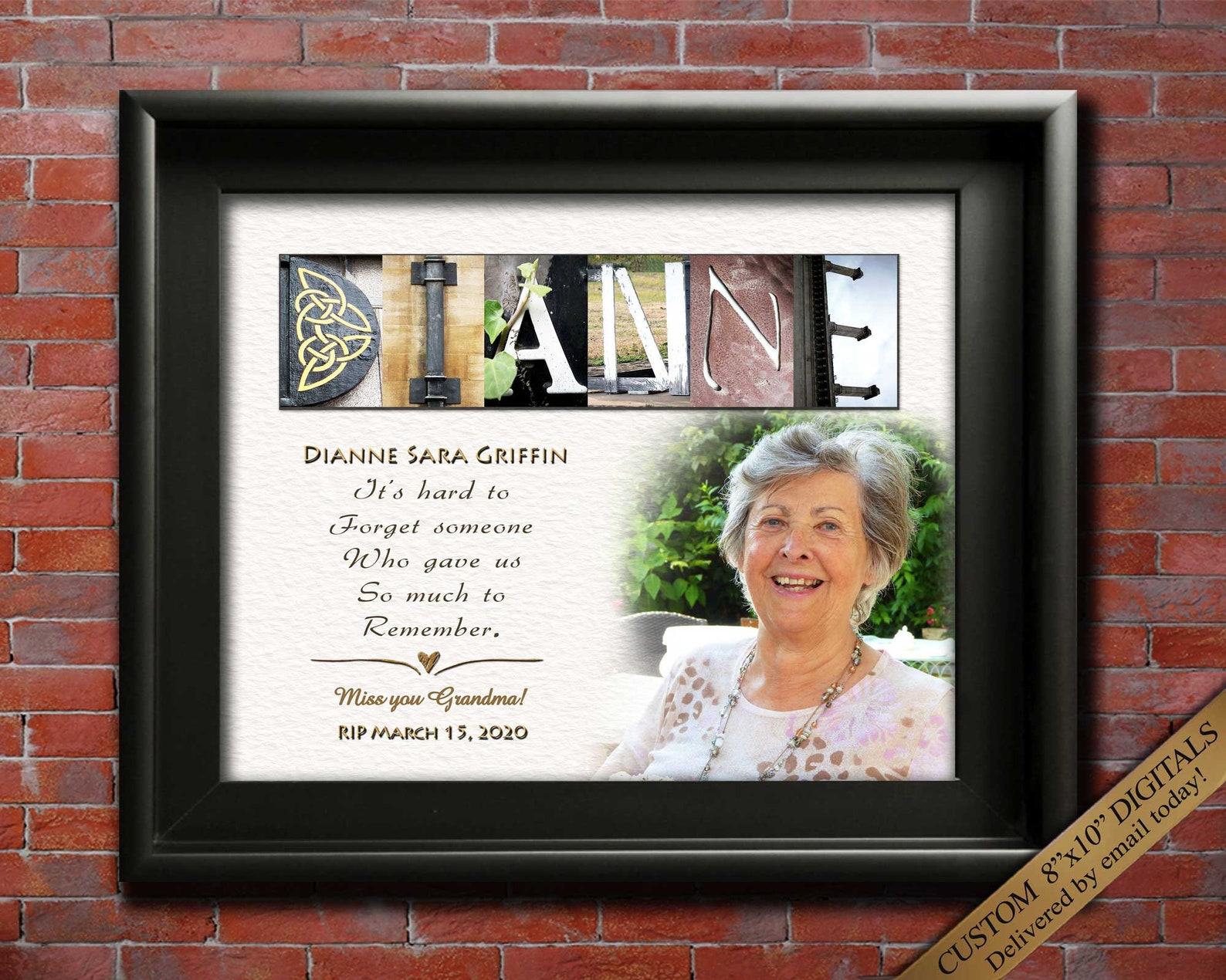 Memorial Gift Grandma Memorial Gift for Grandma Loss of Etsy Australia