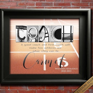 Gift for Athletics coach track and field