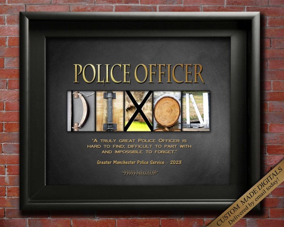 Police Officer Gifts for Police Retirement Gift, Police Graduation Gifts,  Police Chief, Military Police Officer Gifts for Men Women DIGITAL 