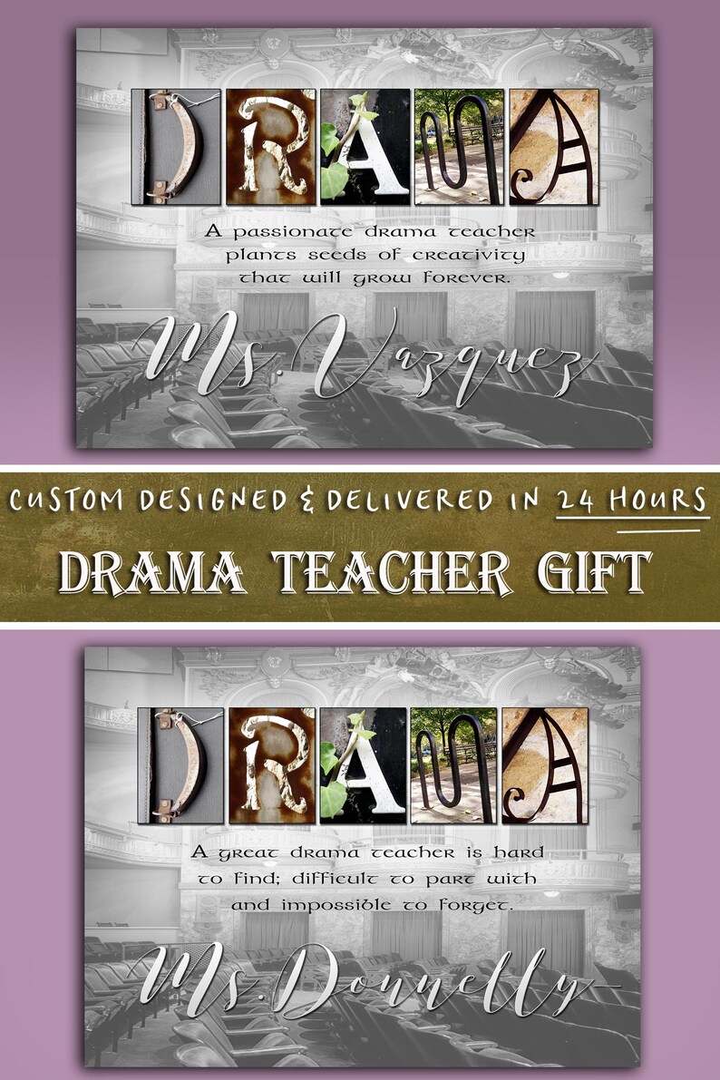 Gift for Drama School Teacher