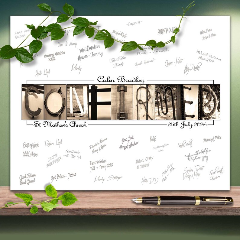 Gift For Girls Confirmation Party Guest Book