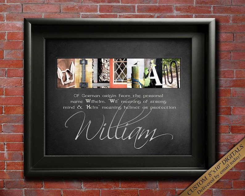Last Name Sign Any Surname Designed Quinn Willis Watkins Etsy