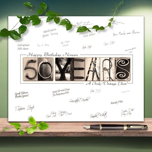 50th Birthday Gift for Men vintage year