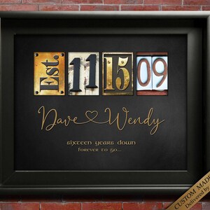 16th Wedding Anniversary Gift for wife. Husband gift for anniversary valentines